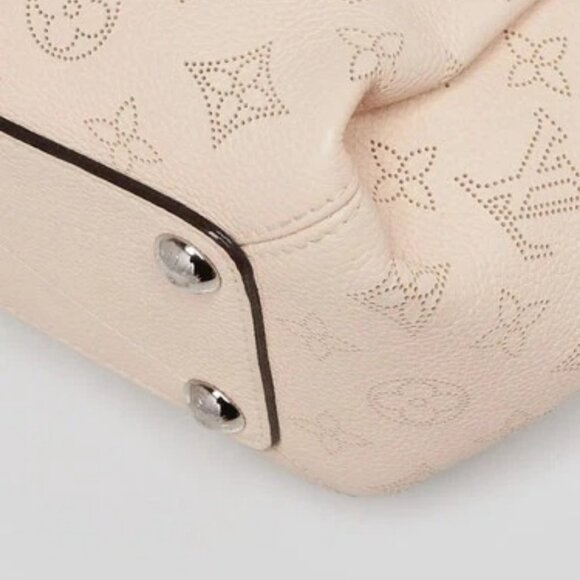 Louis Vuitton Cream Monogram Mahina Leather Babylone BB Bag - Picture 10 of 10